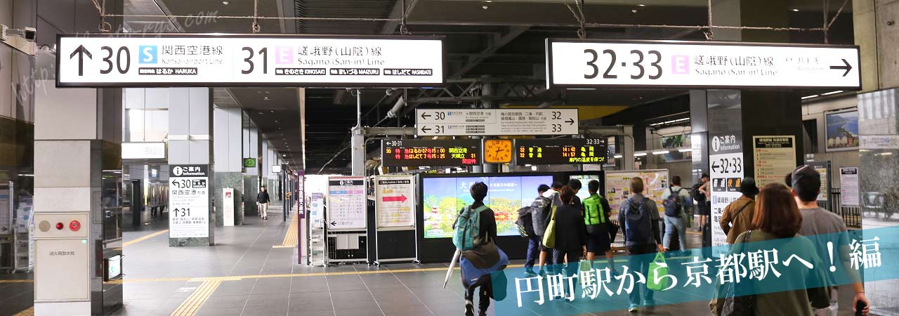 京都駅のホーム