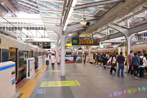 大阪駅のホーム