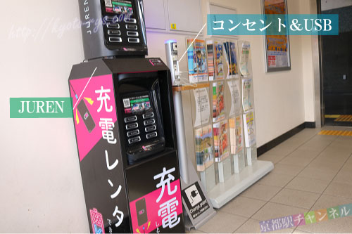 0番線の待合室にある充レン