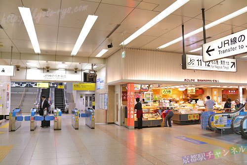 新幹線京都駅のコンコース