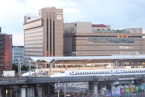 京都駅の新幹線