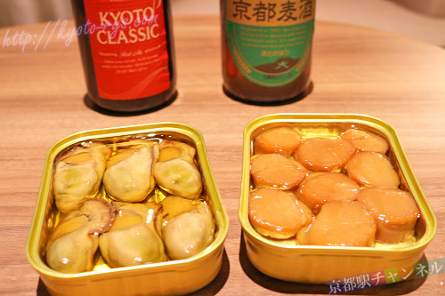 竹中罐詰の牡蠣と帆立の缶詰