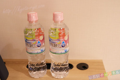 ウェルカムドリンクの水