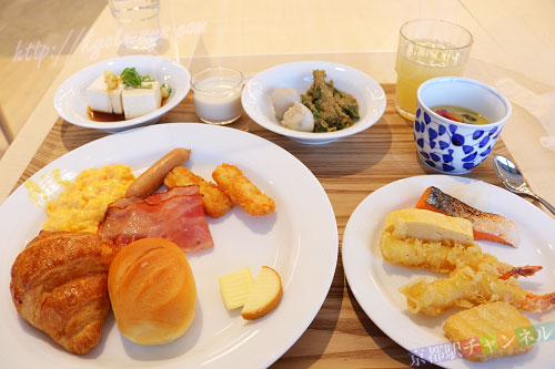 アルアホテル京都の朝食ブッフェ