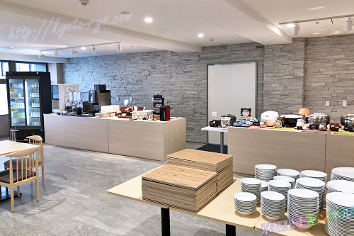 アルアホテル京都の朝食会場