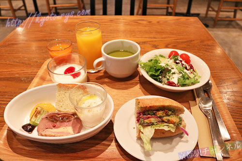 ホテルアンテルーム京都の朝食