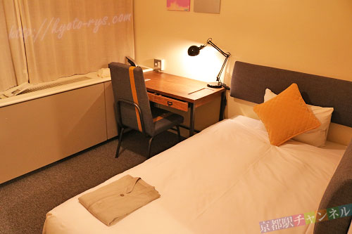 ホテルアンテルーム京都のシングルルームの客室