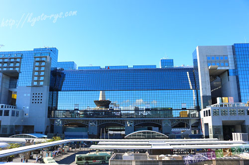 ホテル法華クラブから見る朝の京都駅