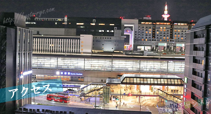 京都駅の八条口