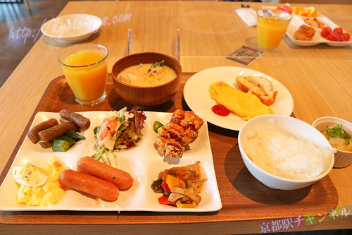 ザ ロイヤルパークホテル京都梅小路の朝食