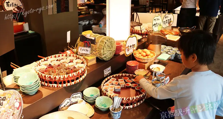 ヴィアイン京都駅八条口の朝食ブッフェ