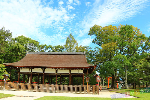 葵祭の開催の舞台となる上賀茂神社