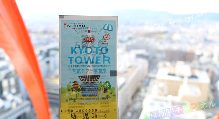 京都タワーのチケット