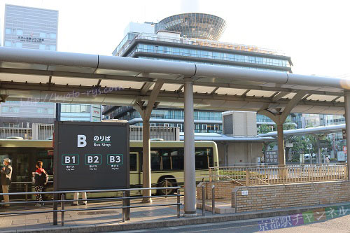 市バスのBのりば