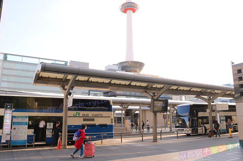 京都駅のJR高速バスのタクシーのりば