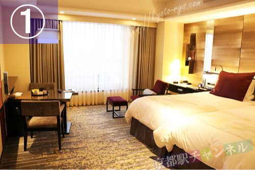 ホテルグランヴィア京都のエグゼクティブツインルーム