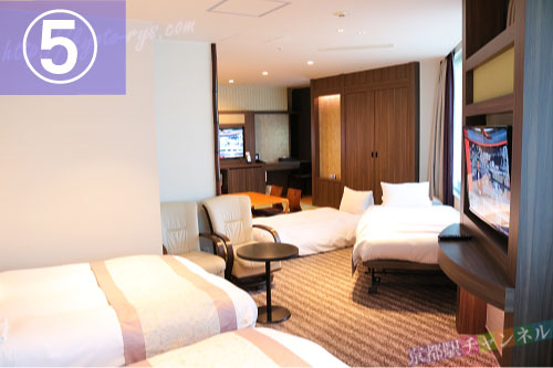 京都タワーホテルのファミリールーム