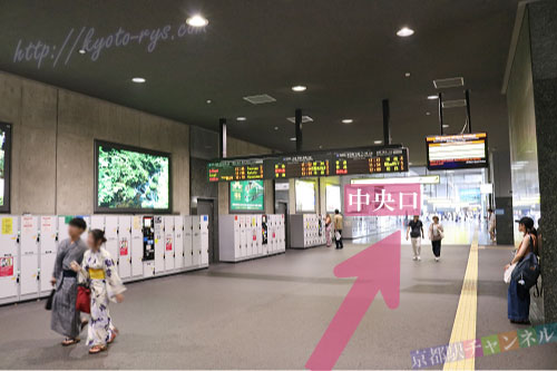 京都駅の構内写真