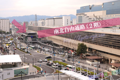 京都駅の八条口